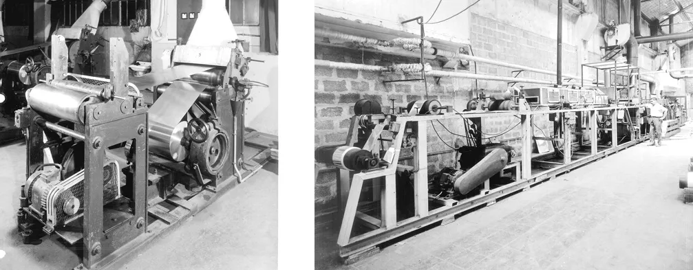 Early production machines, 1950s
