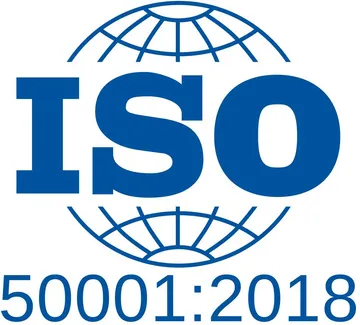 ISO 50001:2018 certification logo