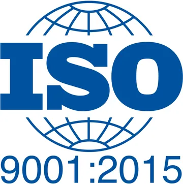 ISO 9001:2015 certification logo