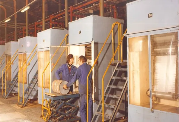 Trans-bobinage in the workshop, 1980s